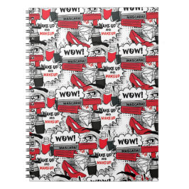 かわいいメイクアップ女の子 – かわいい美しいとGlamファッション ノートブック