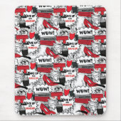 かわいいメイクアップ女の子 – かわいい美しいとGlamファッション マウスパッド (正面)