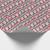 かわいいメイクアップ女の子 – かわいい美しいとGlamファッション ラッピングペーパー (角)