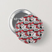 かわいいメイクアップ女の子 – かわいい美しいとGlamファッション 缶バッジ (正面&裏面)