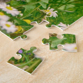 かわいいメインのあらいぐまの子ネコ猫の花-ゲームのジグソーパズル ジグソーパズル (側面)