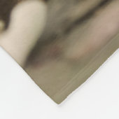 かわいいメインのあらいぐまの子ネコ フリースブランケット (角)