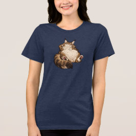 かわいいメインクーン トライブレンドTシャツ