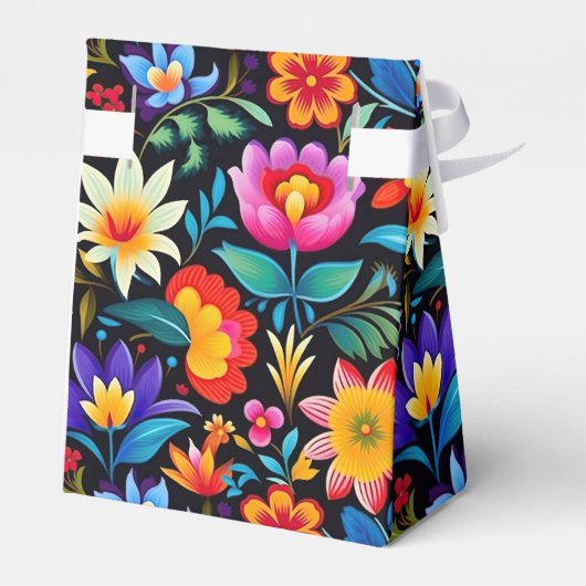 かわいいメキシカンフィエスタの花 フェイバーボックス (裏面サイド)