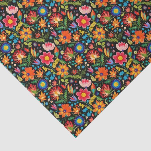 かわいいメキシカンフィエスタの花 薄葉紙 (詳細)