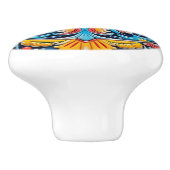 かわいいメキシコのスタイル セラミックノブ (側面)