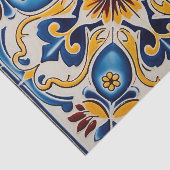 かわいいメキシコのタイルのパターンの切り離し 薄葉紙 (詳細)