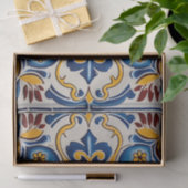 かわいいメキシコのタイルのパターンの切り離し 薄葉紙 (ギフト)