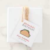 かわいいメキシコのフィエスタ誕生日をタコしよう フェイバータグ (インサイチュ)