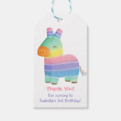 かわいいメキシコピナタ子供の誕生日パーティーギフトラベル ギフトタグ (正面)