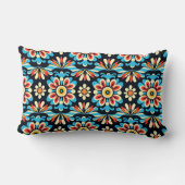 かわいいメキシコフォークパターン装飾用クッション ランバークッション (裏面)