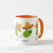 かわいいメキシコ跳躍豆のコーヒー・マグ マグカップ (正面右)