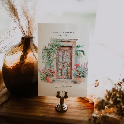 かわいいメキシコ フロントドア | テーブルナンバーカード テーブルナンバー