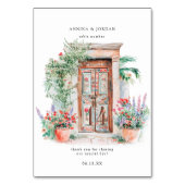 かわいいメキシコ フロントドア | テーブルナンバーカード テーブルナンバー (正面)