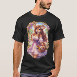 かわいいメス鹿 Tシャツ