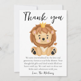 かわいいメッセージベビーシャワーサンキューカード 招待状