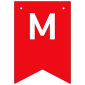 かわいいメリークリスマスのアリゲーターサンタクリスマスパーティー バンティングフラッグ (第1の旗)