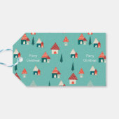 かわいいメリークリスマスの町 ギフトタグ (裏面横)