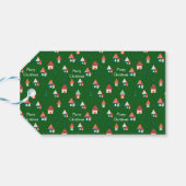 かわいいメリークリスマスの町 ギフトタグ (裏面横)