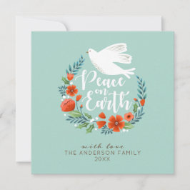 かわいいメリークリスマスの花輪の写真 シーズンカード