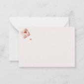 かわいいメリークリスマスカード ノートカード (裏面)