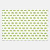 かわいいメリークリスマスサンタ ラッピングペーパーシート (正面2)