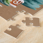 かわいいメリークリスマスジンジャーブレッドハウス ジグソーパズル (側面)