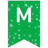 かわいいメリークリスマスツリークリスマス雪パーティー バンティングフラッグ (第1の旗)