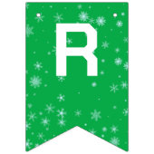 かわいいメリークリスマスツリークリスマス雪パーティー バンティングフラッグ (第3の旗)