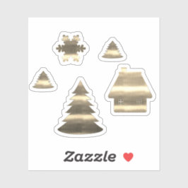 かわいいメリークリスマスビレッジ シール