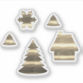 かわいいメリークリスマスビレッジ シール (正面)