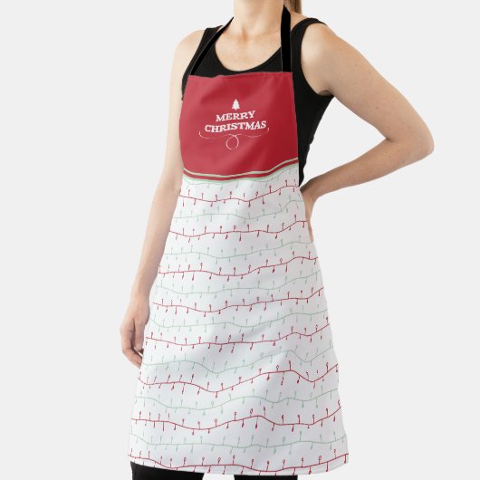 かわいいメリークリスマスライト エプロン (インサイチュ)