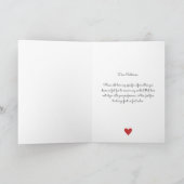 かわいいメリークリスマス叔母さん折り シーズンカード (内部)