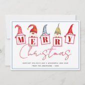 かわいいメリークリスマス格言シンボルや象徴 シーズンカード (正面)