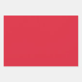 かわいいメリークリスマス格言赤帽子ラッピング紙 ラッピングペーパーシート (正面2)