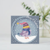 かわいいメリークリスマス シーズンカード (スタンド正面)