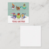 かわいいメリークリスマス ノートカード (正面/裏面)