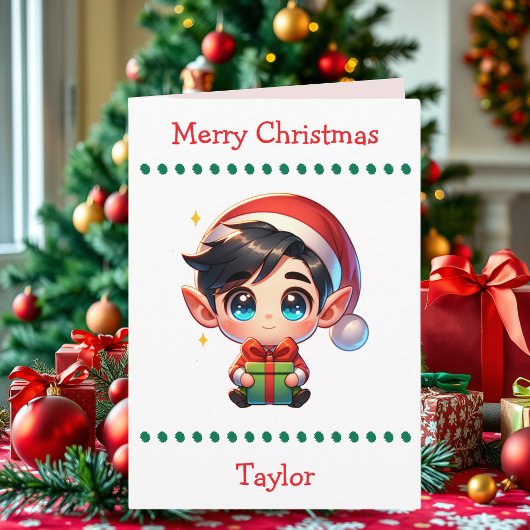 かわいいメリークリスマス 子供用 | 内部ワードサーチ シーズンカード