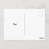 かわいいメリーゴーランドの馬の誕生日 ポストカード (裏面)