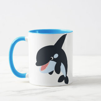 かわいいメリーマンガのキラーホエールマグ マグカップ