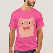 かわいいメリーマンガ豚Tシャツ Tシャツ (正面)