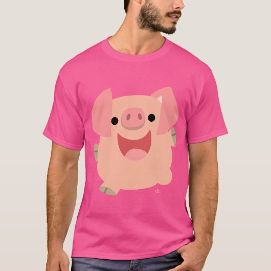 かわいいメリーマンガ豚Tシャツ Tシャツ (正面)