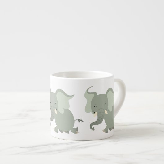 かわいいメリーマンガ象エスプレッソマグ エスプレッソカップ (正面右)