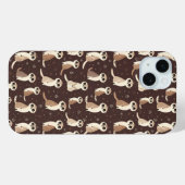 かわいいメルカット柄 Case-Mate iPhoneケース (裏面 (横))