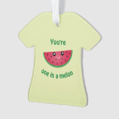 かわいいメロンおもしろいのかわいいスイカ オーナメント (正面)