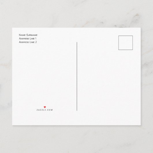 かわいいメロンに赤ちゃん女の子の夏の最初の誕生日 インビテーションポストカード (裏面)