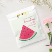 かわいいメロンのスイカ1歳の誕生日 フェイバーバッグ (封をした状態)