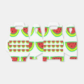 かわいいメロン柄のベビーシャワー 誕生日パーティー フェイバーボックス (折り畳みなし)