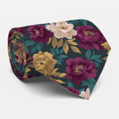 かわいいメンズファッションの芍薬 ネクタイ (ロール)