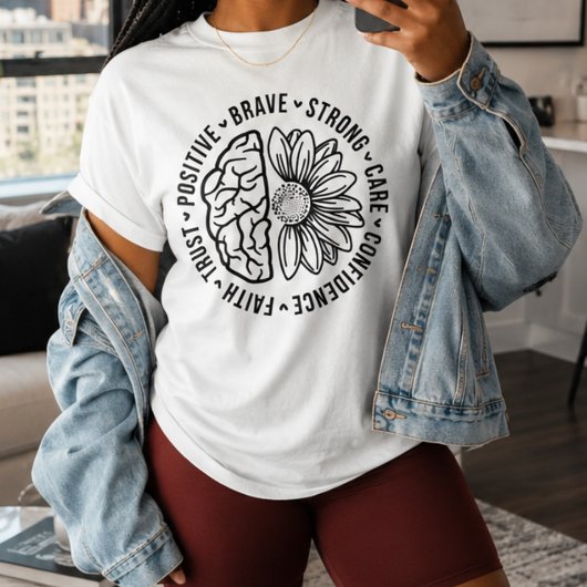 かわいいメンタルヘルスの専門家、スクールカウンセラー Tシャツ